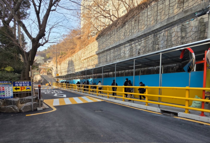 20260206 해운대교육지원청, 배화학교 안전 통학로 조기 완공_붙임1.jpeg